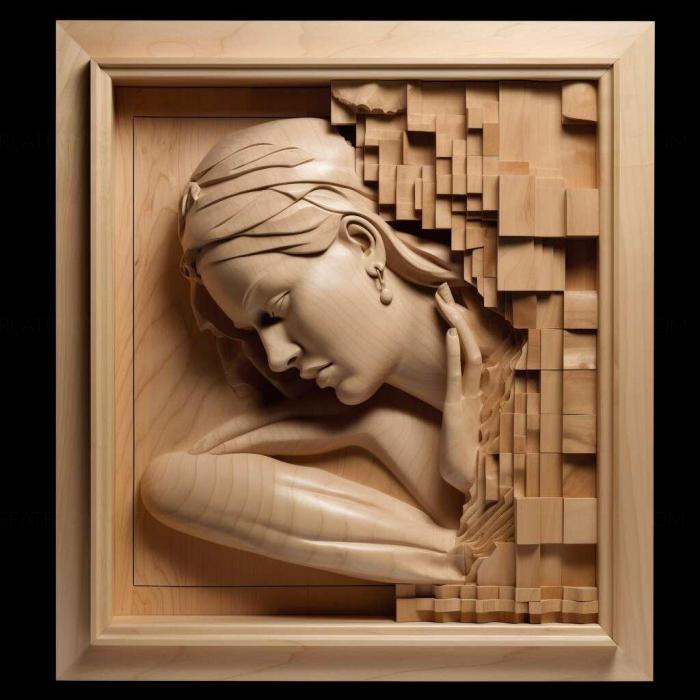 نموذج ثلاثي الأبعاد لآلة CNC 3D Art 